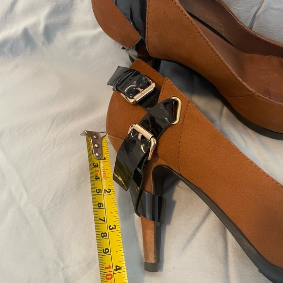 Brown high heels, size 7, no brand - Picture 3 of 3